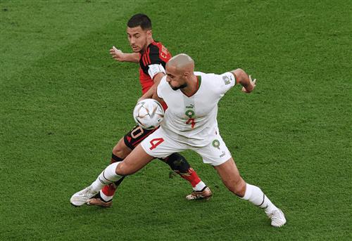 بلجيكا ضد المغرب