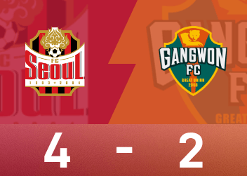 تقرير مباراة الدوري الكوري: لينجارد سجل هدفين وريو جاي مون قلب المباراة وسيول قلب جانجوون 4-2