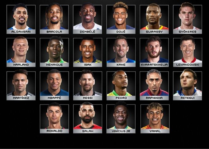 المرشحون لجائزة أفضل مهاجم في FIFA لهذا العام: مبابي، يامال، وميلو
