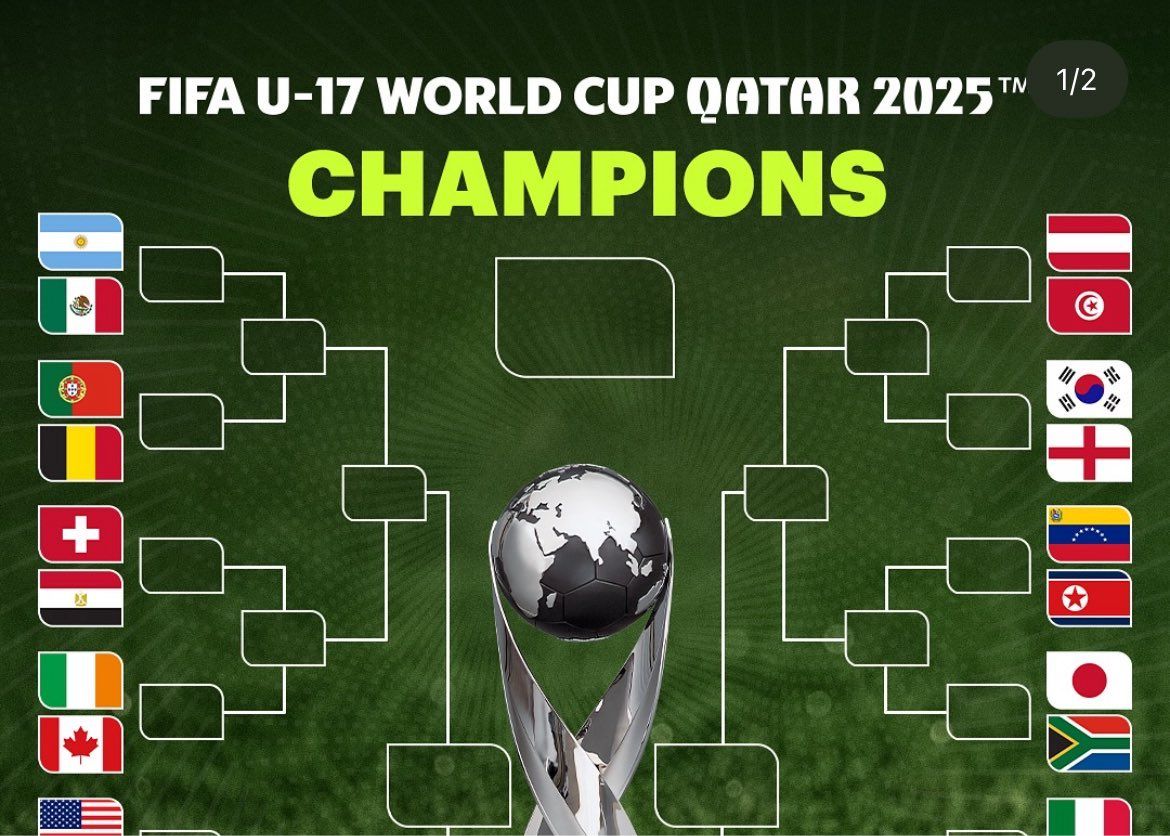 تم إصدار أفضل 32 منتخبًا في كأس العالم لكرة القدم للرجال تحت 17 عامًا: 4 منتخبات آسيوية تتأهل، وستلعب كوريا الجنوبية مع إنجلترا