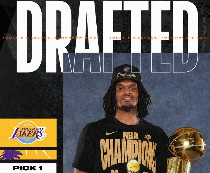 مسودة G League: اختار فريق South Bay Lakers لاعب Thunder السابق Dillon Jones مع الاختيار العام رقم 1